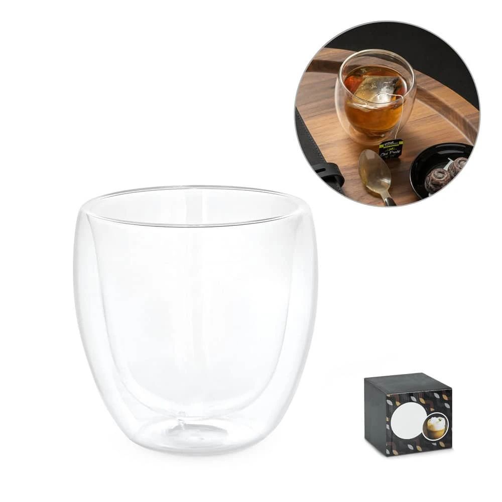 AMERICANO. Borosilikatglas kopp 220 ml – profilreklam med tryck från ExpoTryck