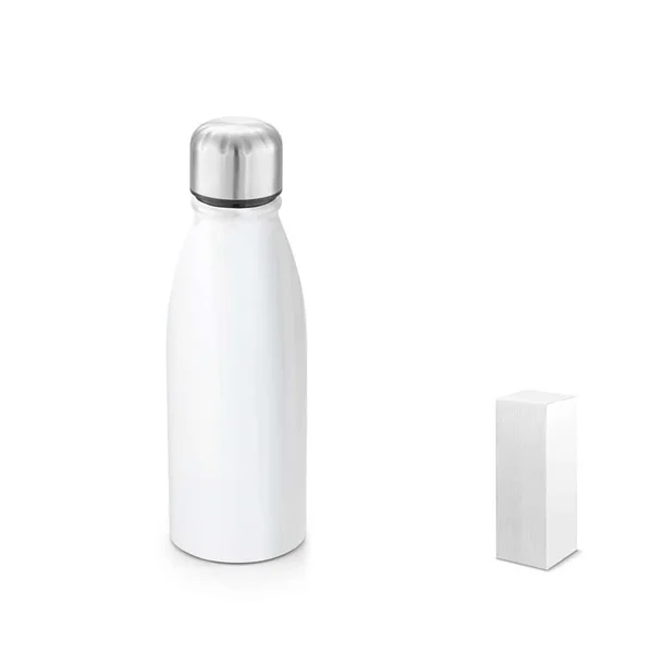 BILLY. Aluminiumflaska och lock i rostfritt stål 500 ml – profilreklam med tryck från ExpoTryck