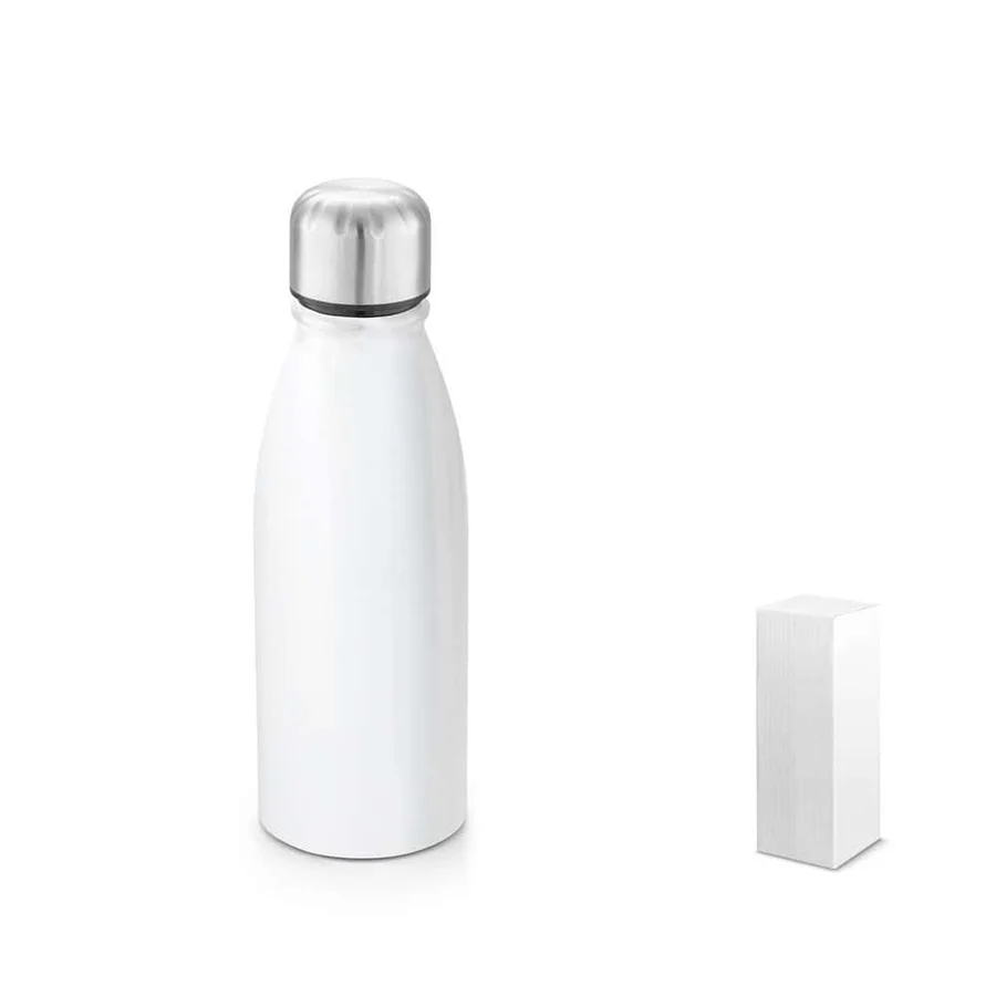BILLY. Aluminiumflaska och lock i rostfritt stål 500 ml