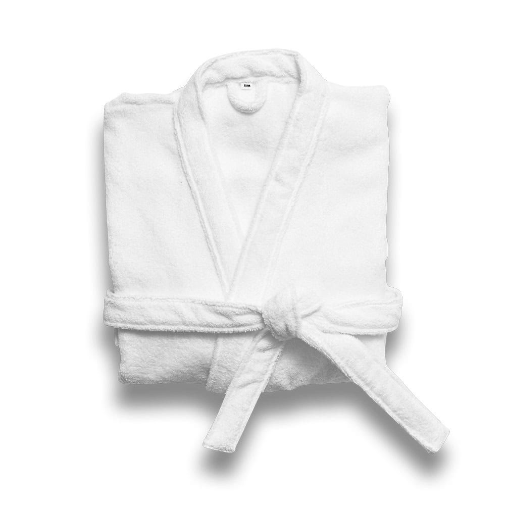 RUFFALO. Badrock (350 g/m²) av bomull (82 %) och återvunnen bomull (18 %)