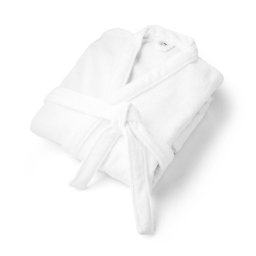 RUFFALO. Badrock (350 g/m²) av bomull (82 %) och återvunnen bomull (18 %)