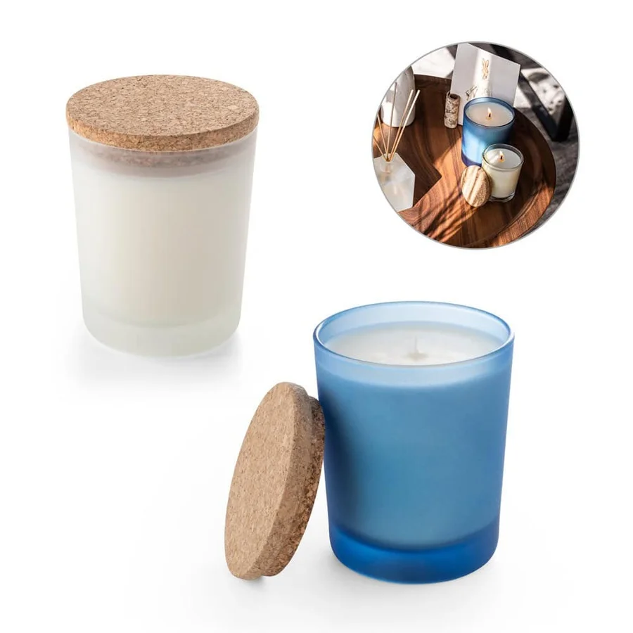 DUVAL. Aromatiskt ljus i glaskopp med korklock 180 g