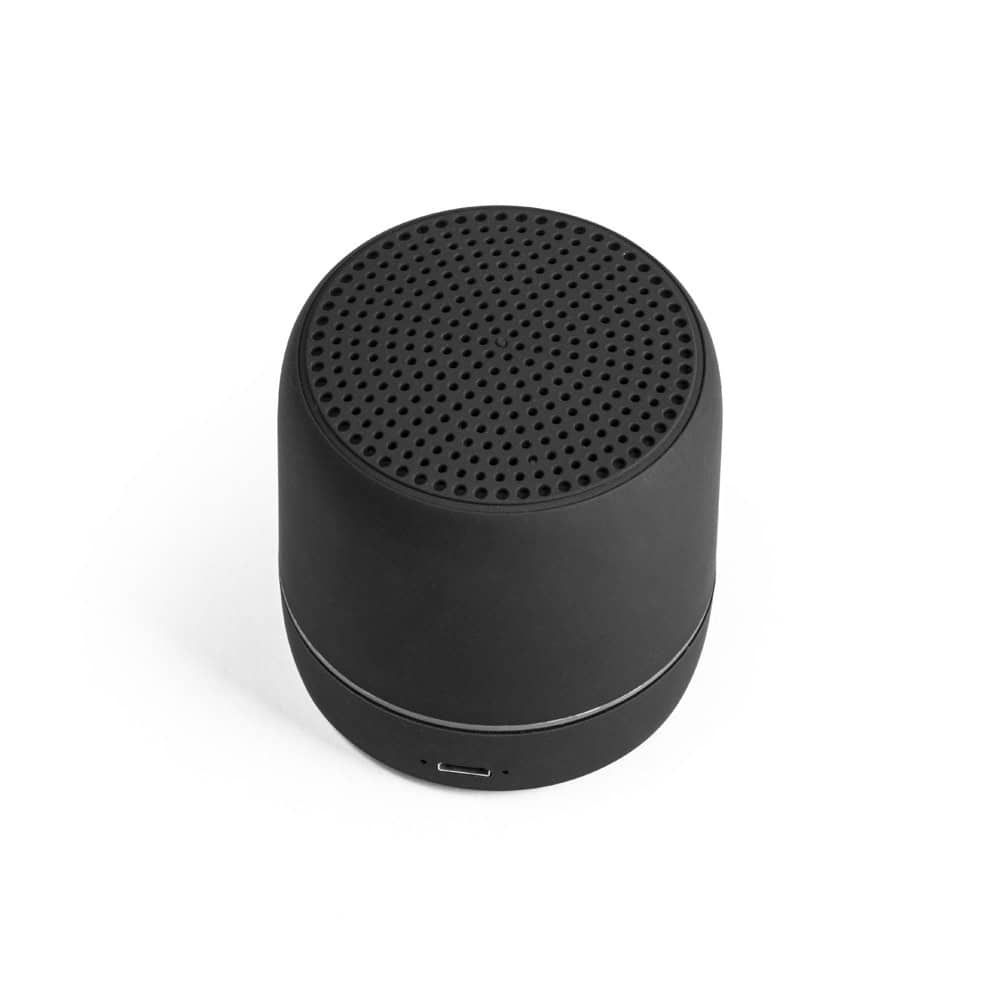 TURING. Bärbar 3W högtalare med 4 timmars batteritid på återvunnen ABS (100 % rABS)