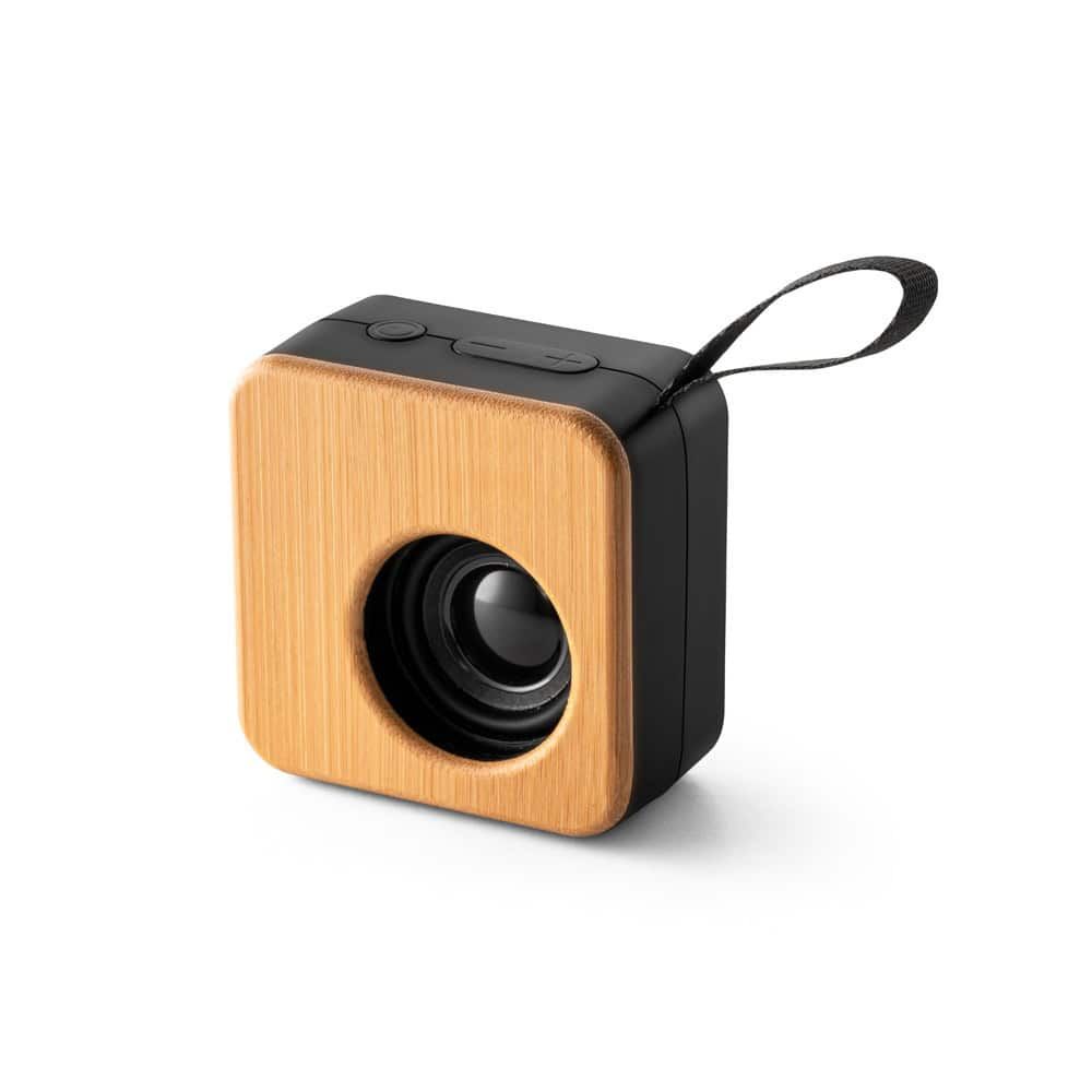 MAYER. Bärbar 3W högtalare med 4h batteritid i bambu och återvunnen ABS (100 % rABS)