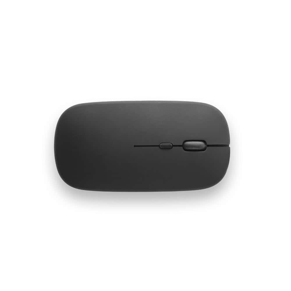 KHAN. Trådlös mus med 500mAh batteri i återvunnen ABS (100 % rABS)