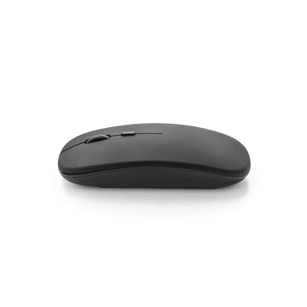 KHAN. Trådlös mus med 500mAh batteri i återvunnen ABS (100 % rABS)