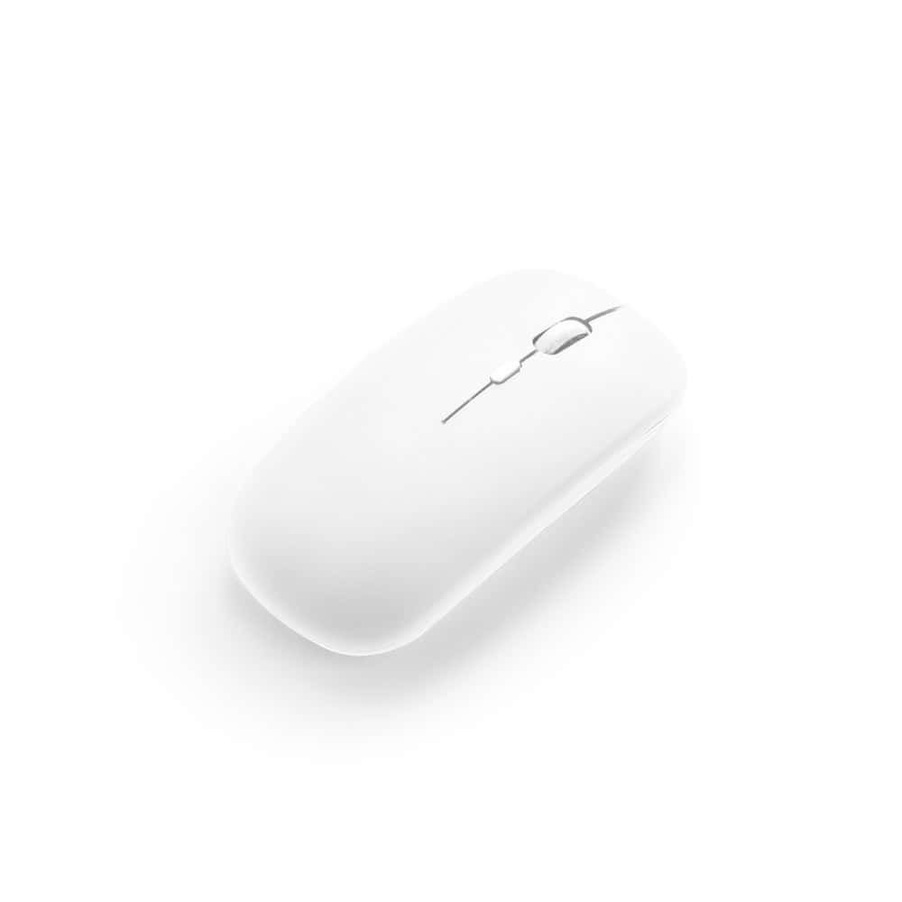KHAN. Trådlös mus med 500mAh batteri i återvunnen ABS (100 % rABS)