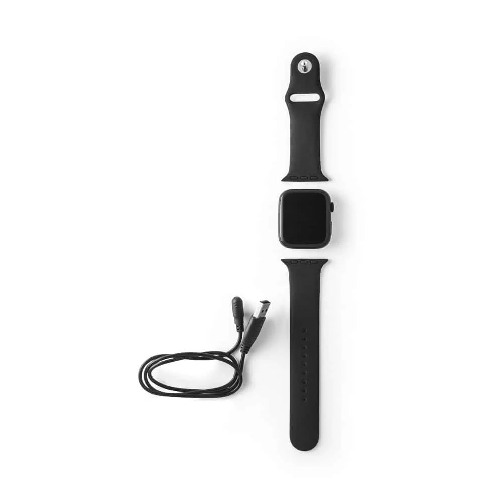 WILES. Smartwatch med 1.85" skärm, IPX4 och 3 dagars batteritid och silikonband