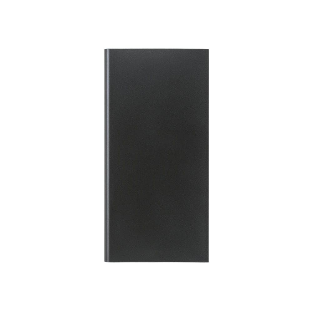 CLERK. 8 000 mAh powerbank med solpanel i 100 % återvunnen aluminium