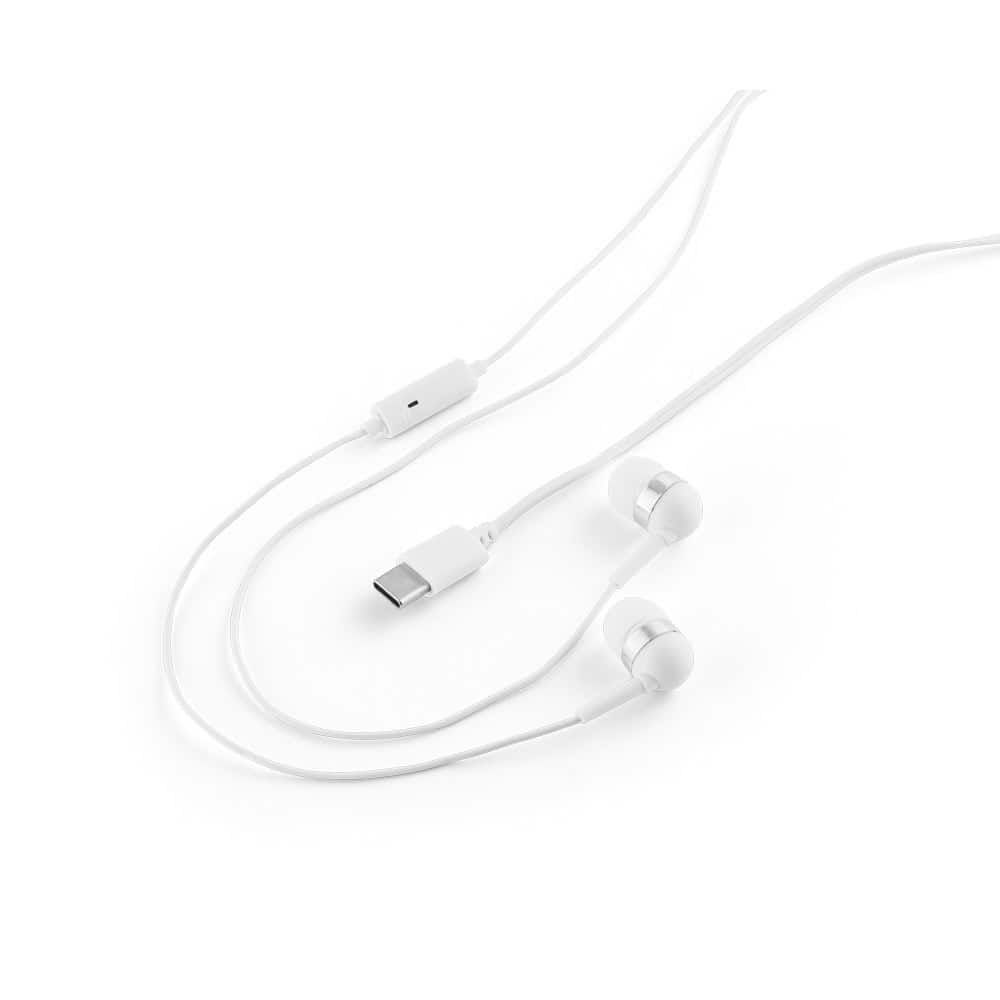 PRESLEY. Hörlurar med 1.2 meter USB-C-kabel och inbyggd ABS-mikrofon