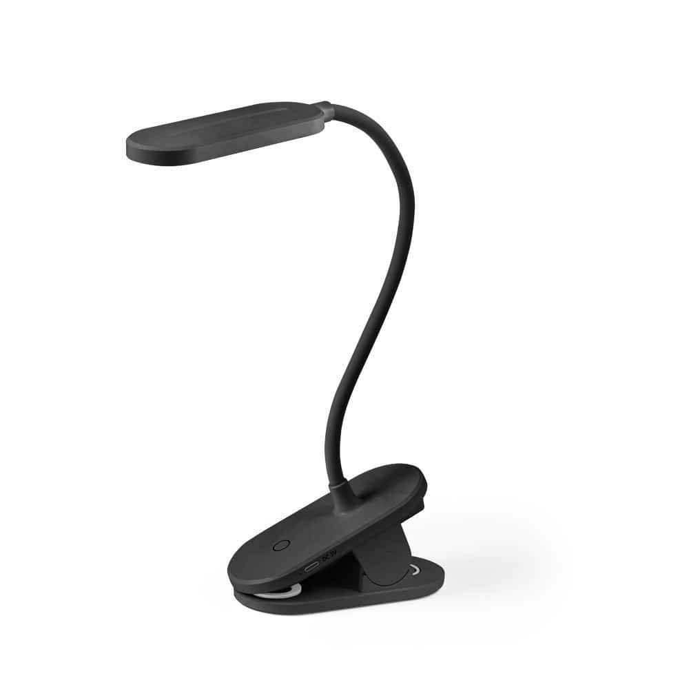 NESBIT II. Bärbar skrivbordslampa med klämma och 30 timmars autonomi vid 65 % rABS