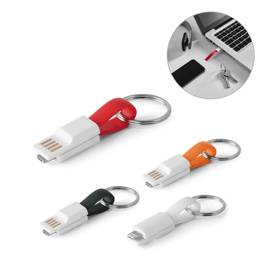 RIEMANN. USB-kabel med 2 i 1-kontakt i ABS och PVC