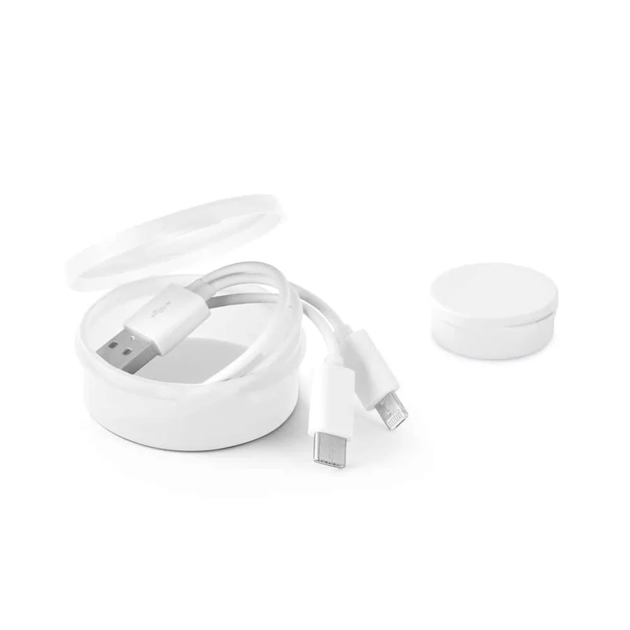 EMMY. 3 i 1 USB-kabel i ABS och PVC