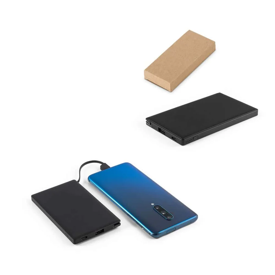 WIGNER. Power bank 4.000 mAh in återvunnen ABS (100 % rABS)