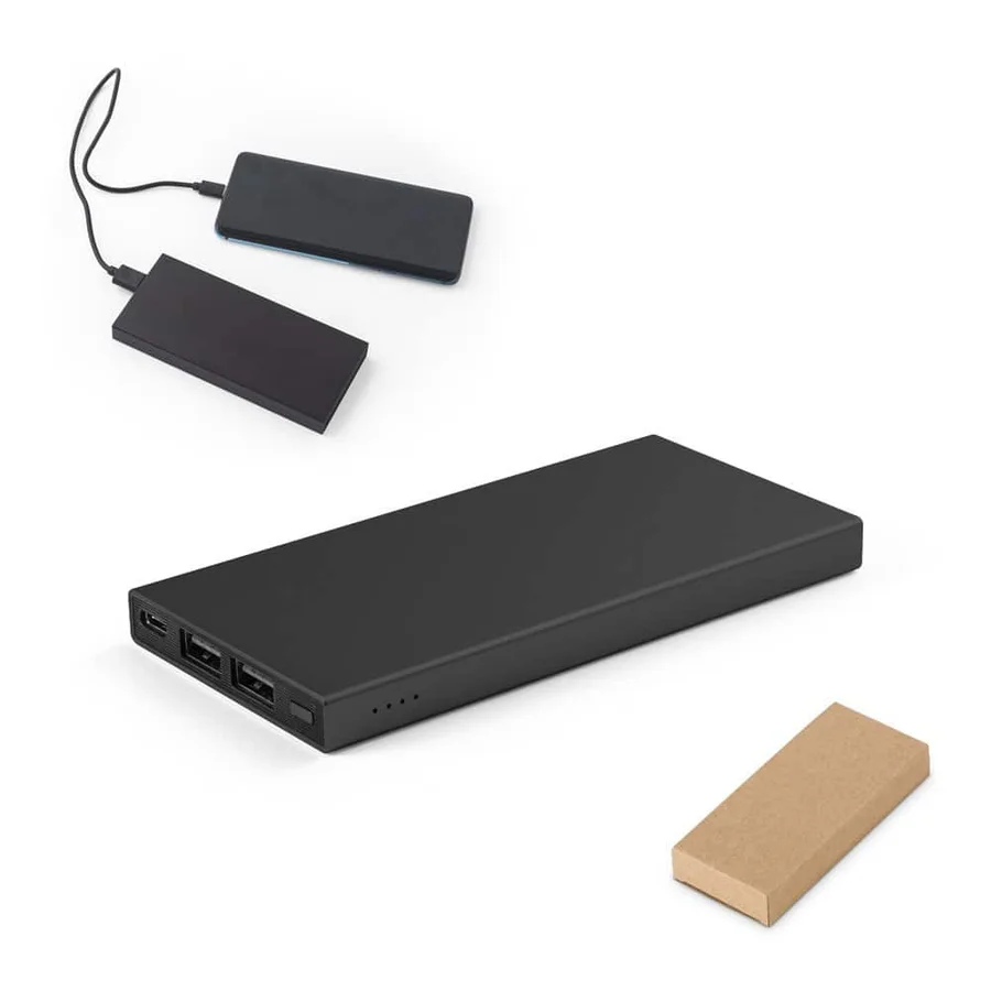 DOROTHY 5. 5 000 mAh powerbank tillverkad av återvunnen aluminium (100 % rAL)