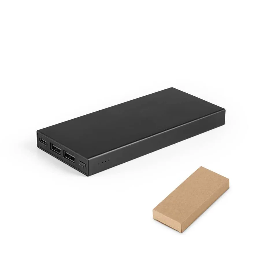DOROTHY 10. Powerbank 10 000 mAh i återvunnen aluminium (100 % rAL)