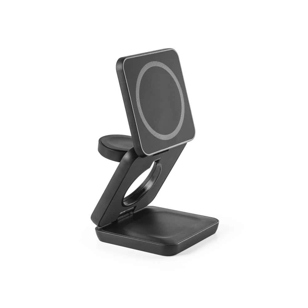 BROGLIE. Supersnabb 15W 3-i-1 magnetisk trådlös laddare i återvunnen ABS (100 % rABS)