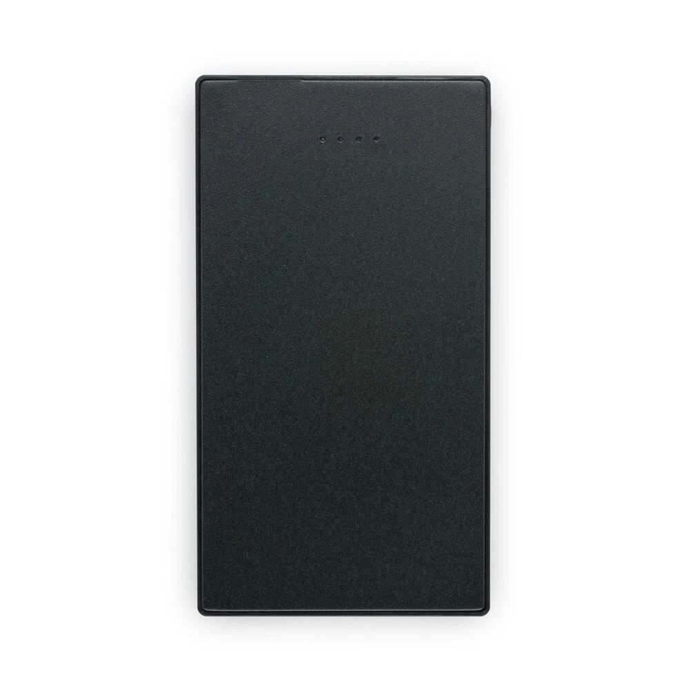 DENNING. 5 000 mAh tunn powerbank i rostfritt stål