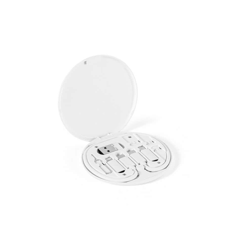 SYSTROM. 100 % återvunnen ABS (100 % rABS) supersnabb laddningskabel och adapterset