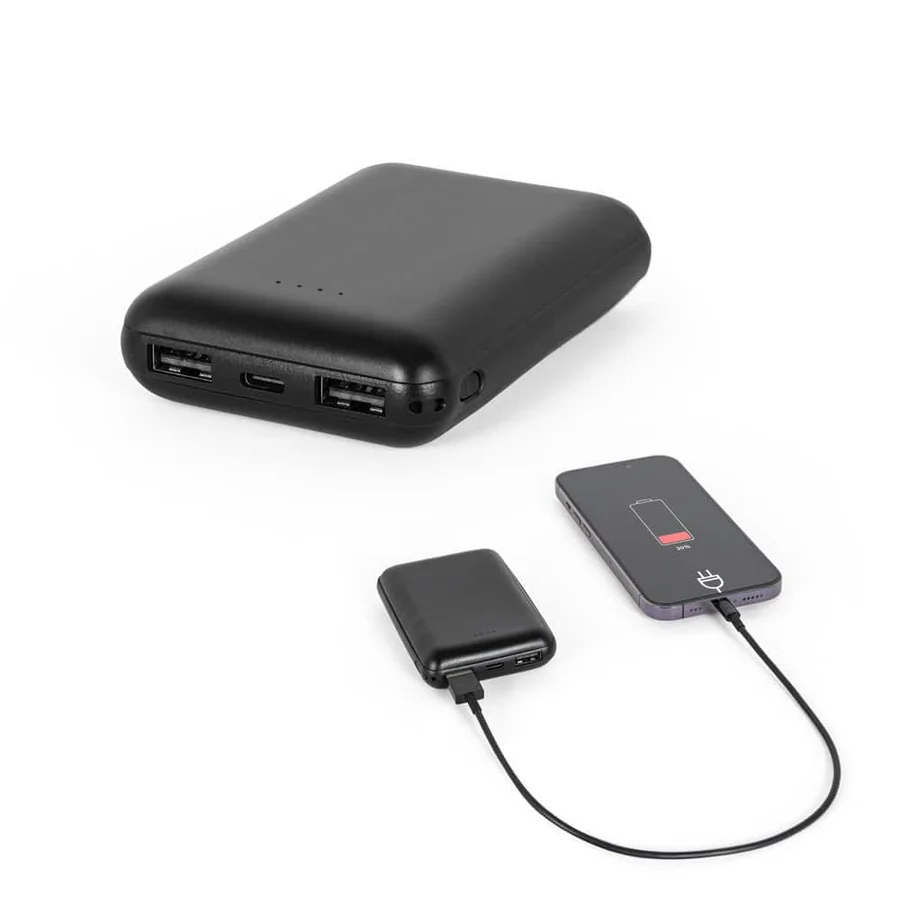 LEAKEY 8. Powerbank 8 000 mAh i återvunnen ABS (100 % rABS)