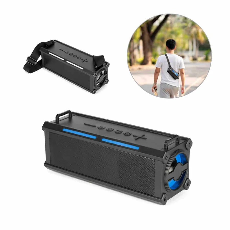Timberlake. 16W bärbar högtalare med 6 timmars batteritid i ABS