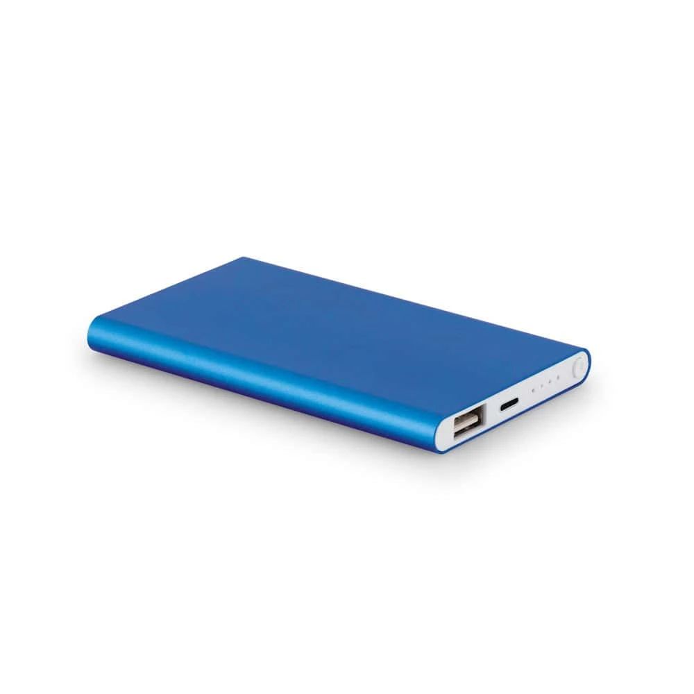 MARCET. Powerbank slimmad 4'000 mAh i återvunnen aluminium (100% rAL) och återvunnen ABS (100 % rABS)