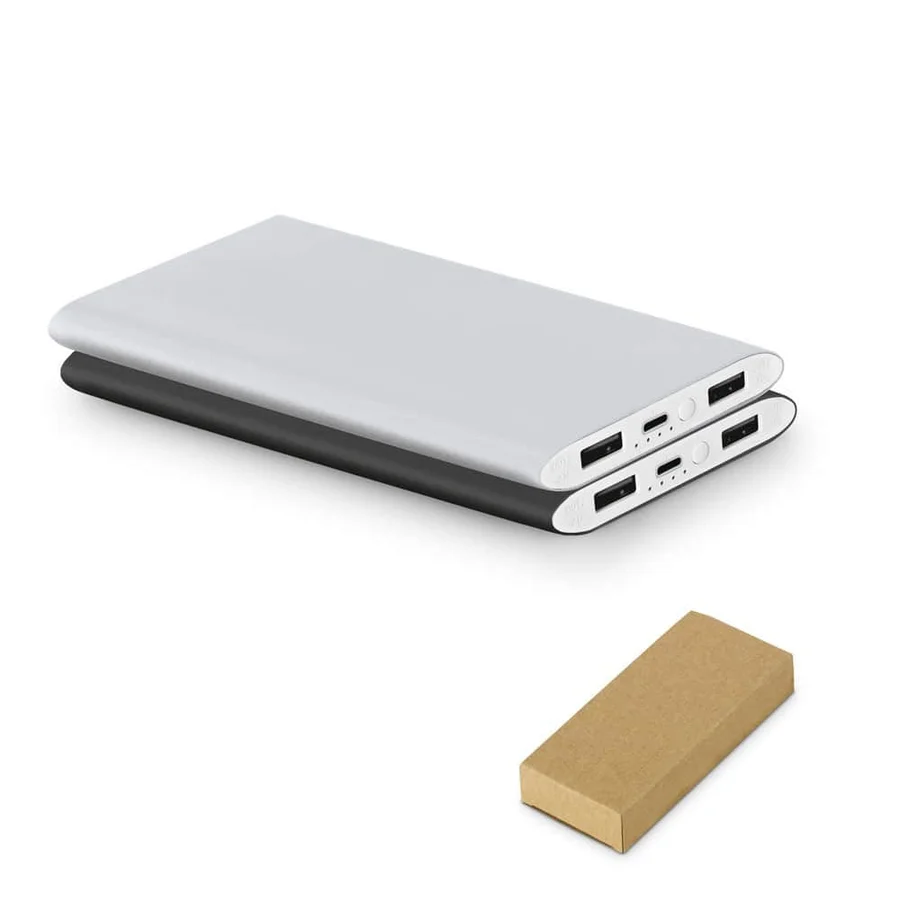 NOBEL. Powerbank 7 200 mAh i återvunnen aluminium (100 % rAL)