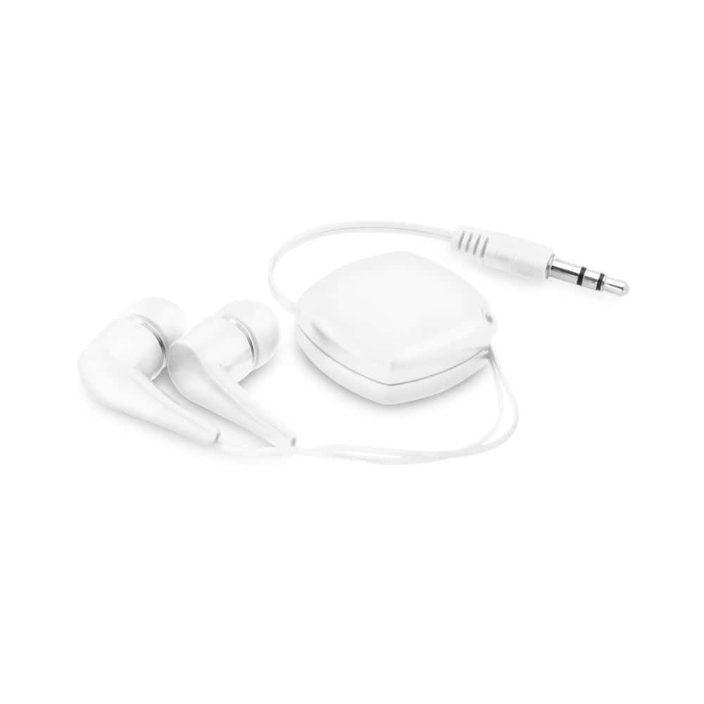 PINEL. Infällbara hörlurar med 0.75 m ABS-kabel