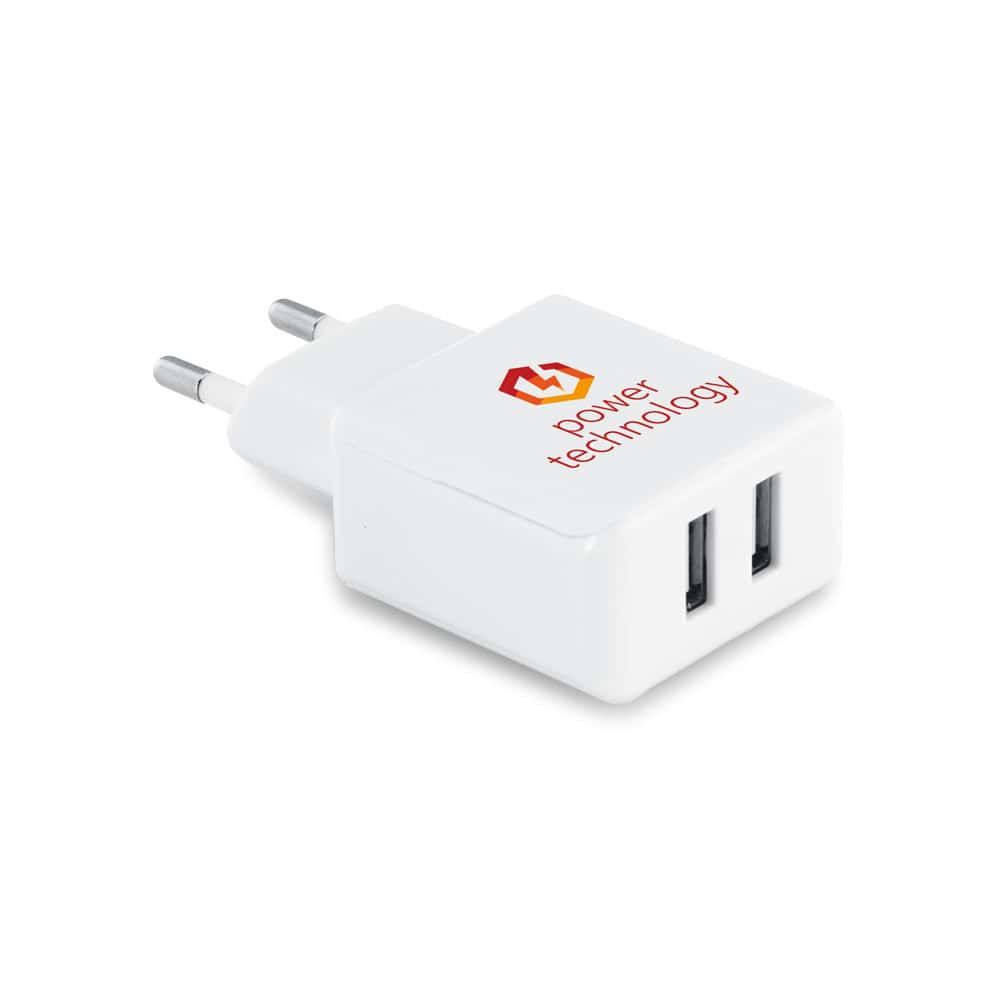 REDI. ABS USB-adapter med 2 utgångar