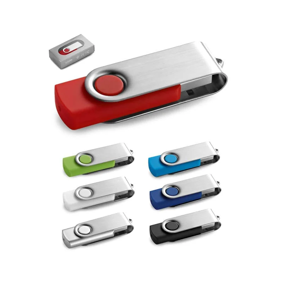 CLAUDIUS 16GB. 16 GB USB-minne med metallklämma