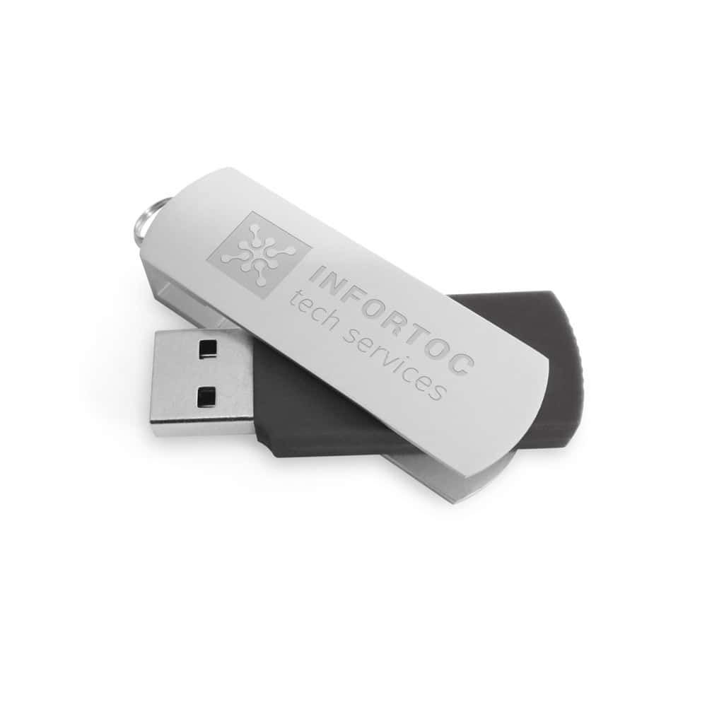BOYLE 8GB. 8GB USB-minne med metallklämma