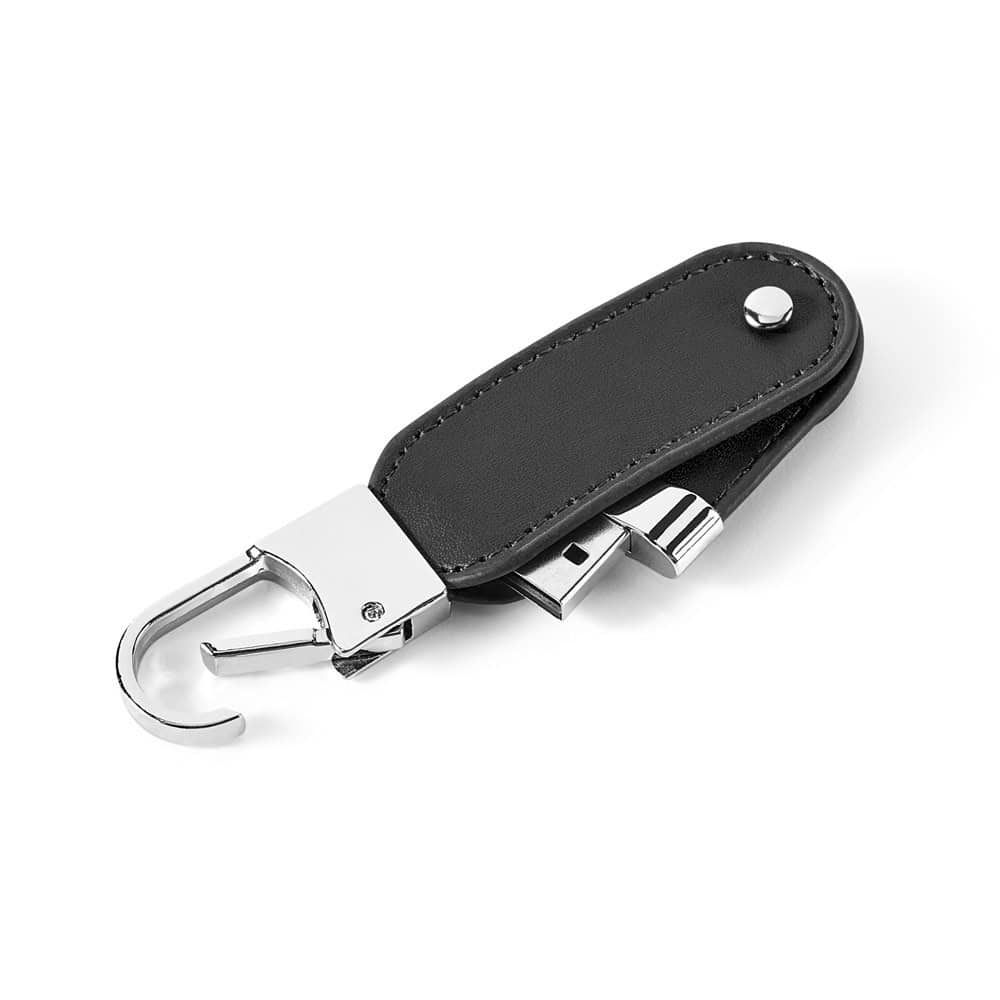 BRAGG 8GB. USB-minne med 8GB i PU och med karbinhake