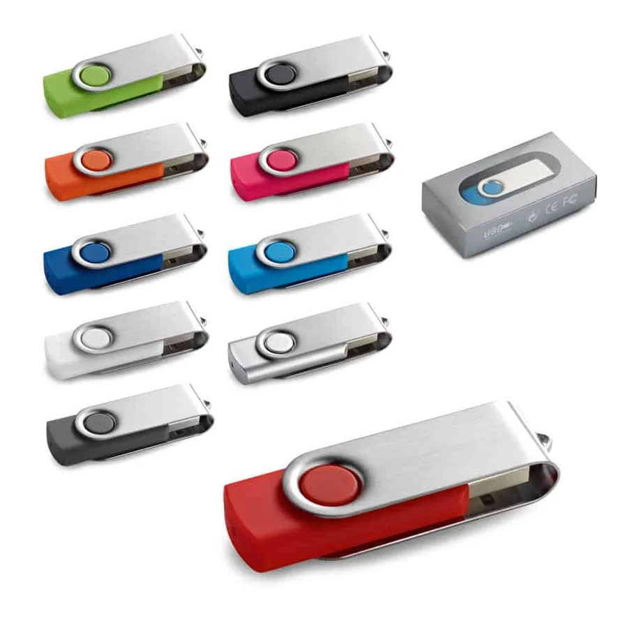 CLAUDIUS 8GB. 8 GB USB-minne med metallklämma