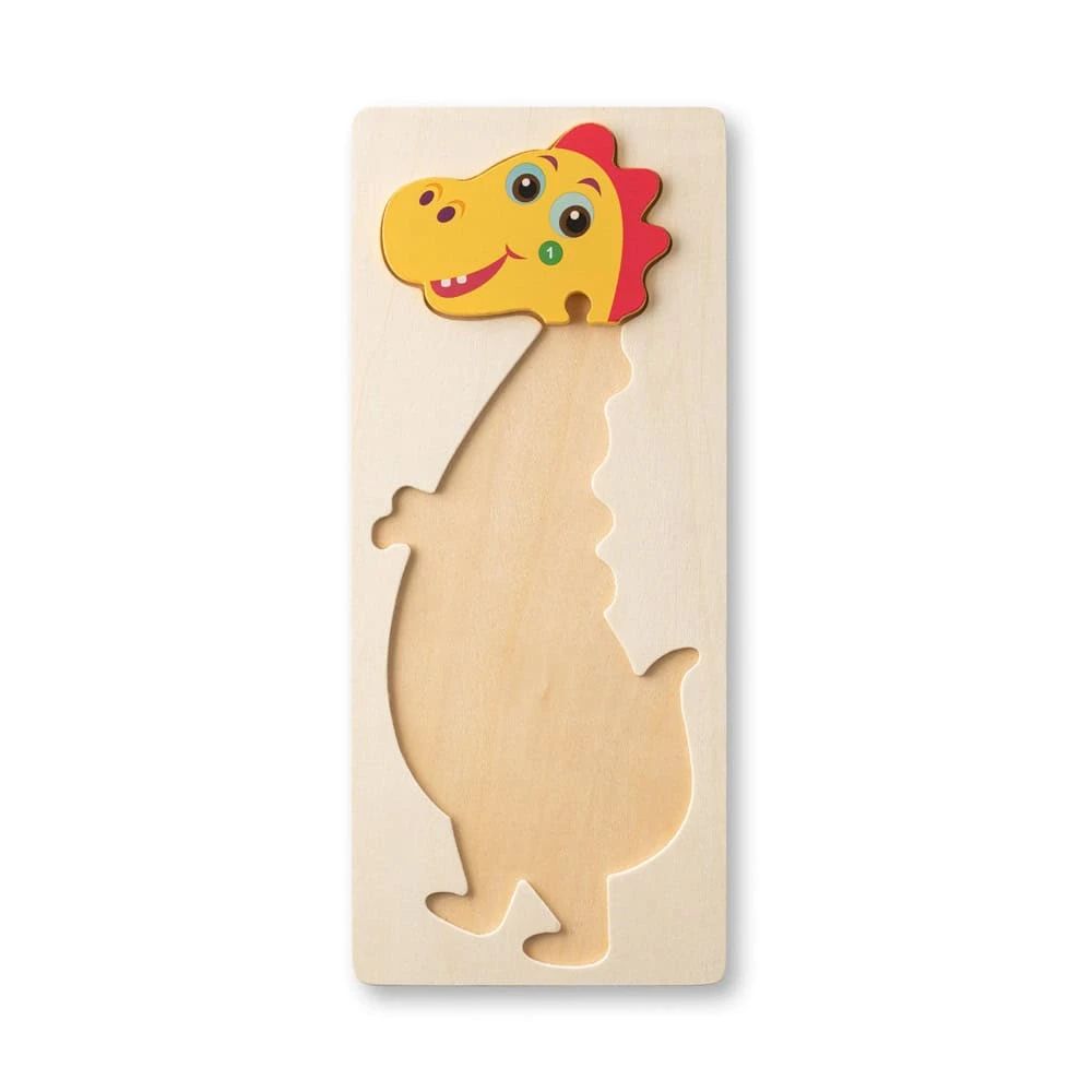 DIPLODOCO. Dinosaurieformat pussel i furuplywood