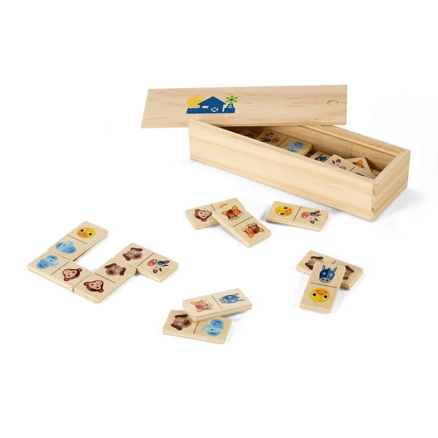 DOMIN. Domino spel i trä