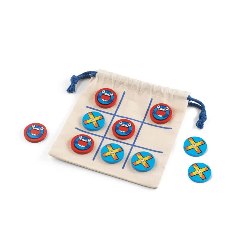 CROSSES. Klassisk 10-delars playwood Luffarschack (Tic Tac Toe)