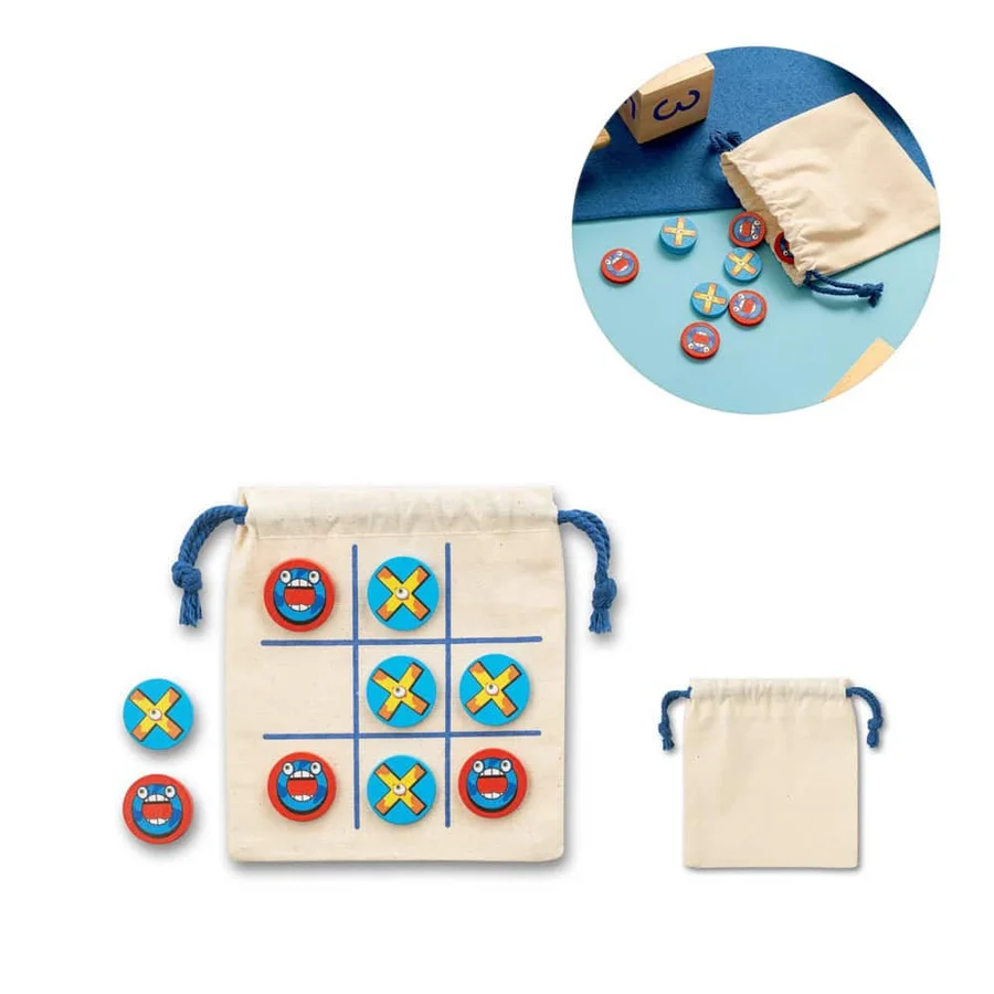 CROSSES. Klassisk 10-delars playwood Luffarschack (Tic Tac Toe)