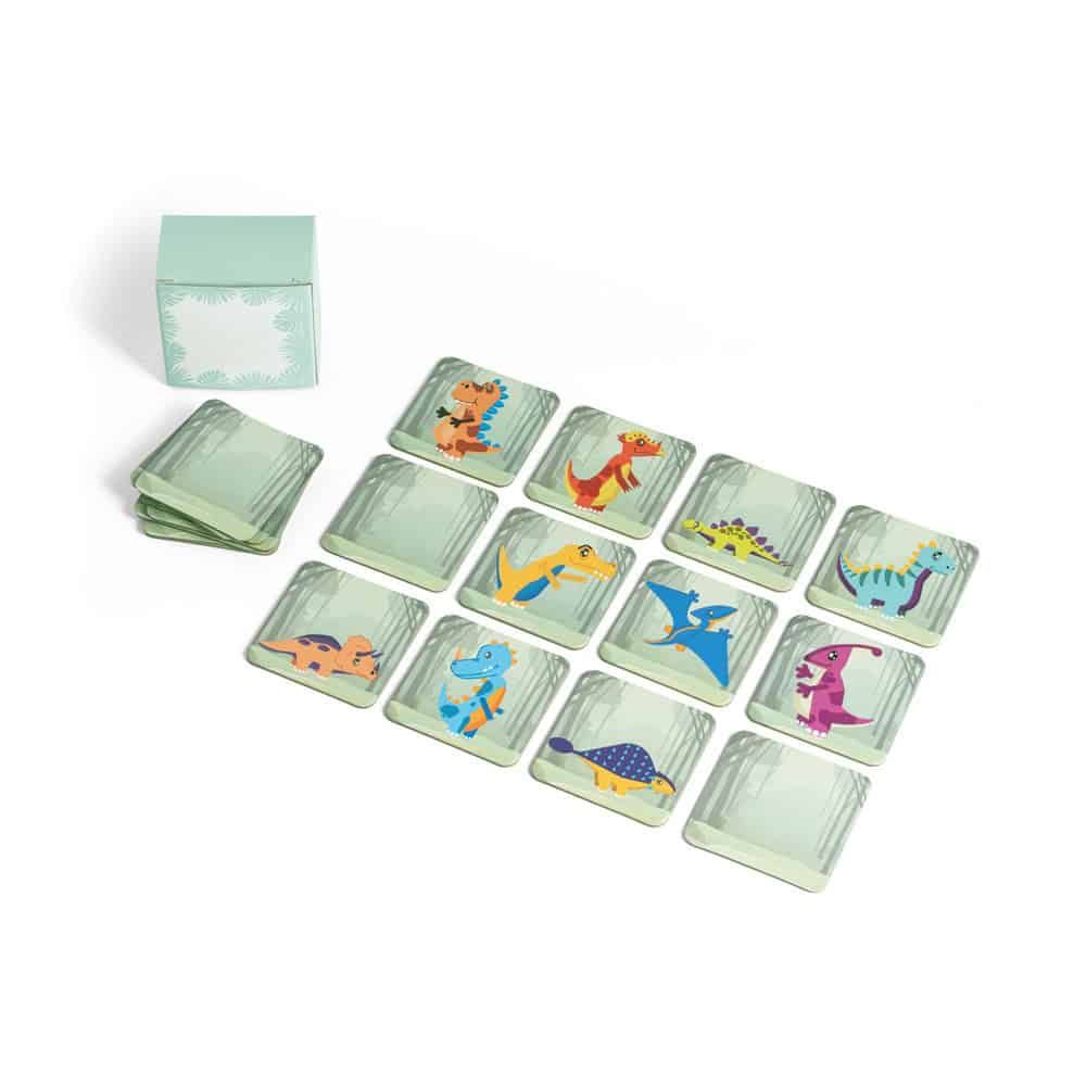 TRICERATOPS. Minnesspel med 20 bitar