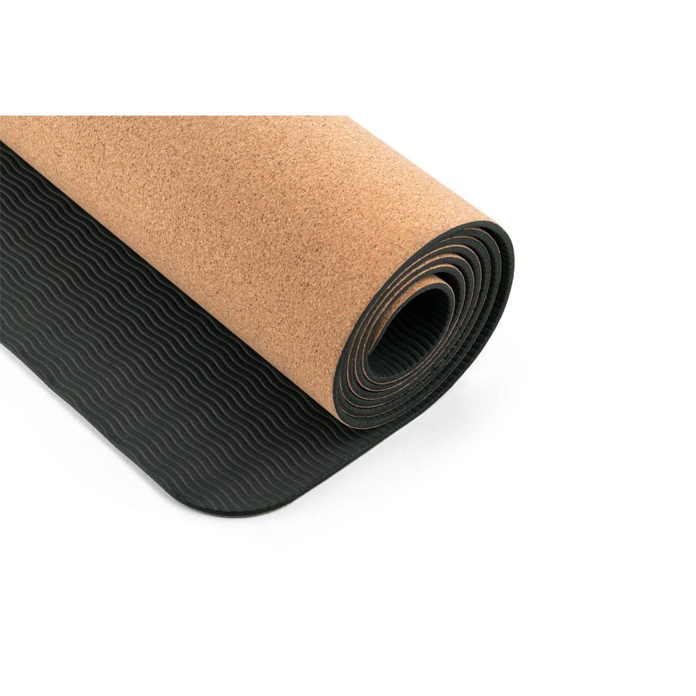 GERES. Träningsmatta för yoga tillverkad av kork och TPE. Upp till 3.7 mm tjock
