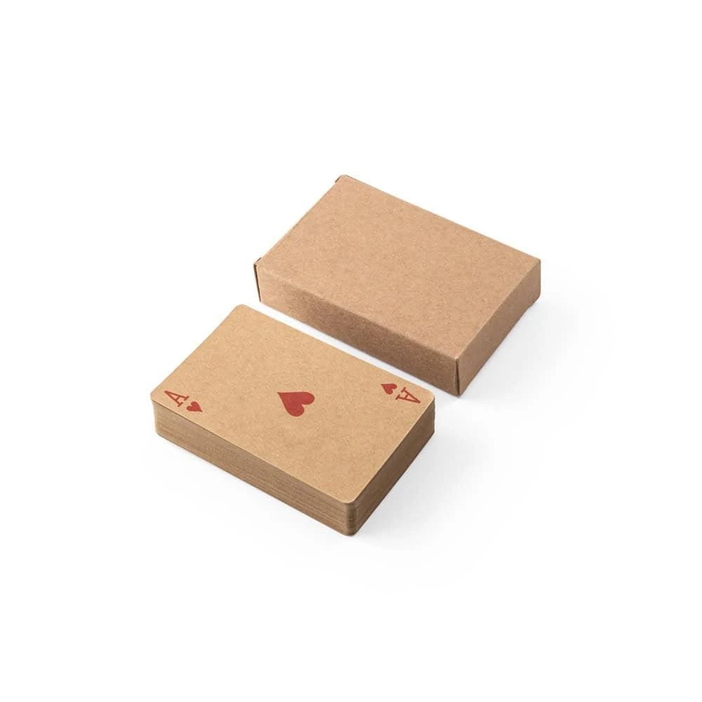 FISCHER. Kortlek med 54 klassiska kort i kraftpapper, av FSC™-certifierat material och andra kontrollerade material