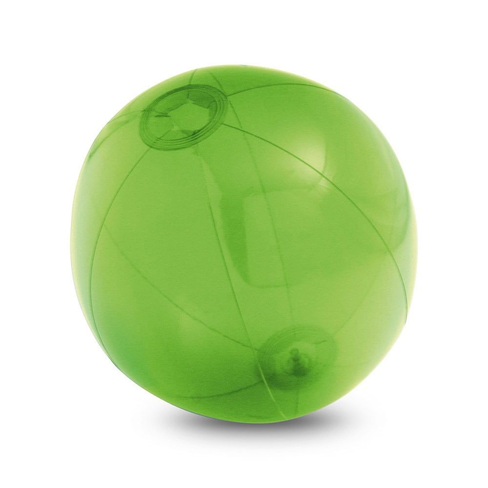 PECONIC. Uppblåsbar badboll i genomskinlig PVC