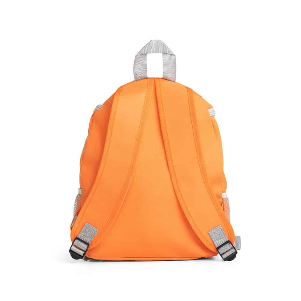 Orange kylväska i ryggsäcksstil, 10L, i slitstark 600D-tyg.