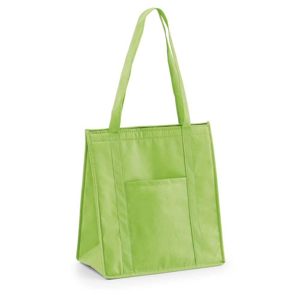 Miljövänlig kylväska i non-woven 80 g/m² för reklam och marknadsföring.