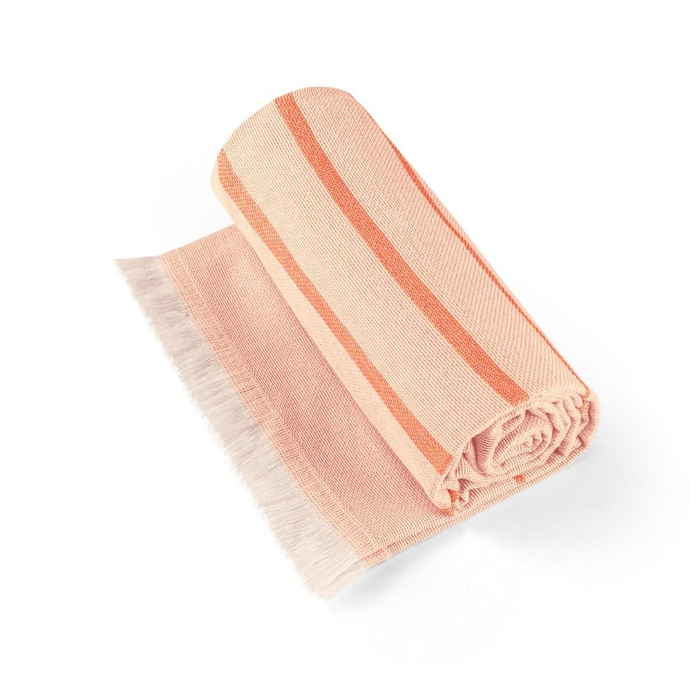 CAPLAN. Multifunktionell handduk (260 g/m²) tillverkad av lätt och motståndskraftig bomull (90 %) och återvunnen bomull (10 %)