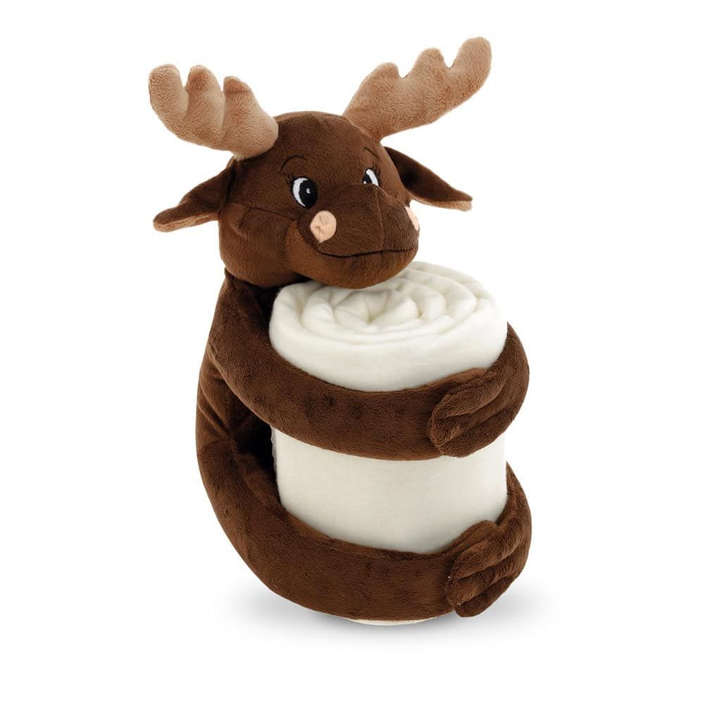 MOOSE. Polar fleecefilt med mjukisdjur (180 g/m²)