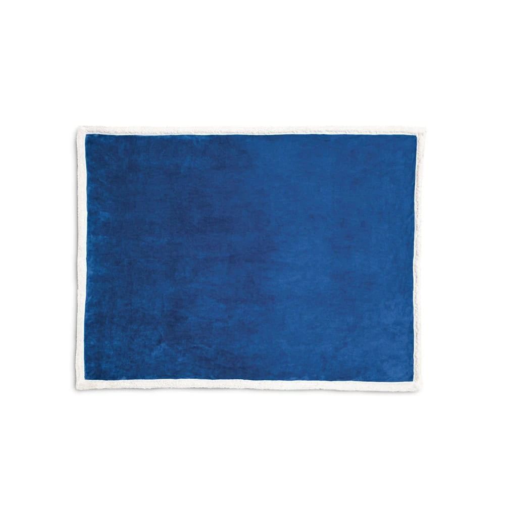 HEIDEN. Vändbar fleecefilt (190 g/m²) med satinband och personligt kort