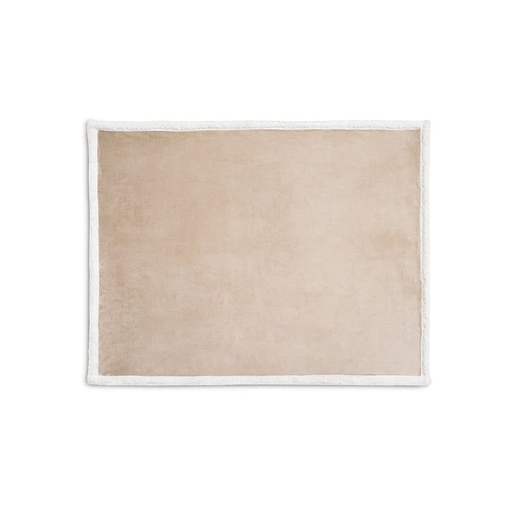 HEIDEN. Vändbar fleecefilt (190 g/m²) med satinband och personligt kort