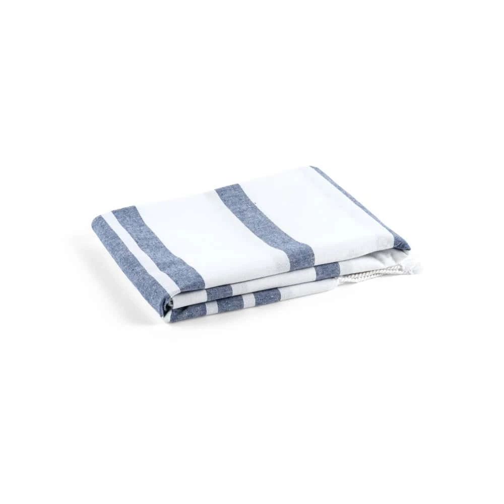 SARDENHA. Strandhandduk i bomull (70 % återvunnen) och polyester (30 % återvunnen) (180 g/m²)