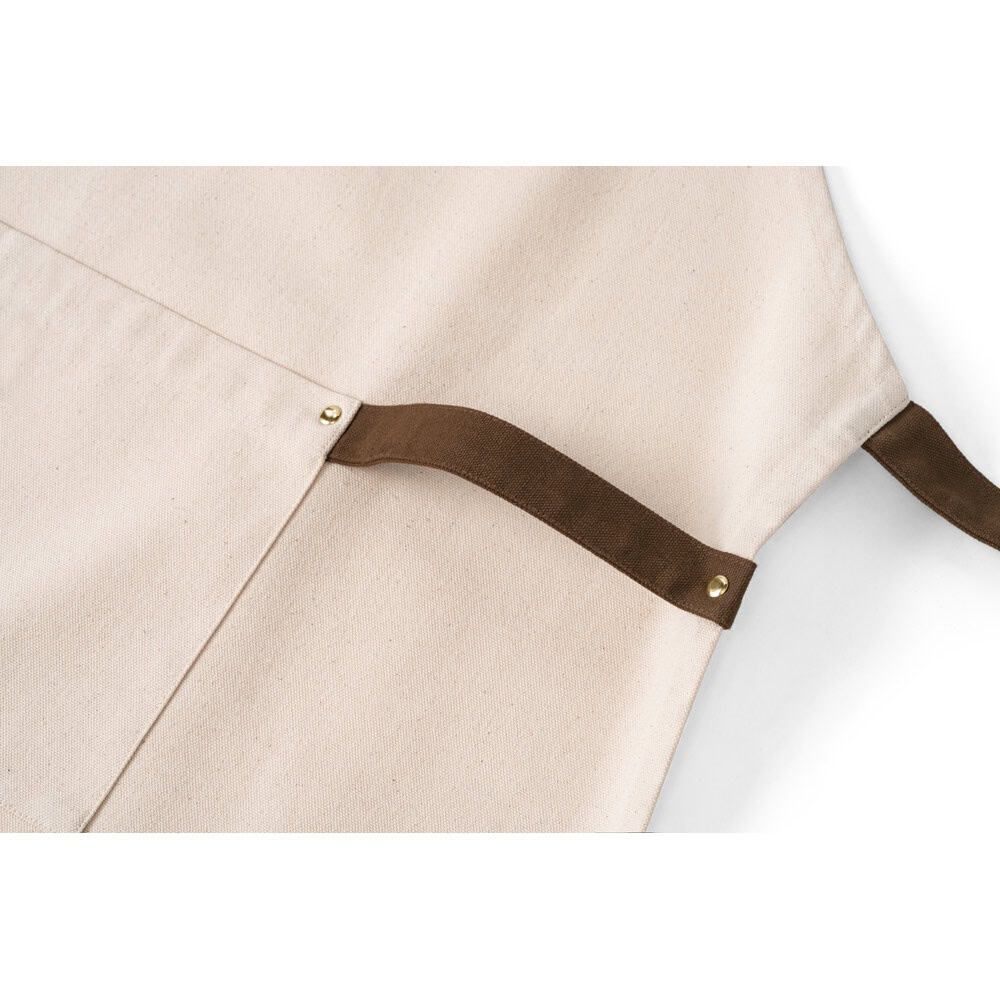 HOLM. Canvas förkläde i 100 % bomull (320 g/m²) med metalldetaljer