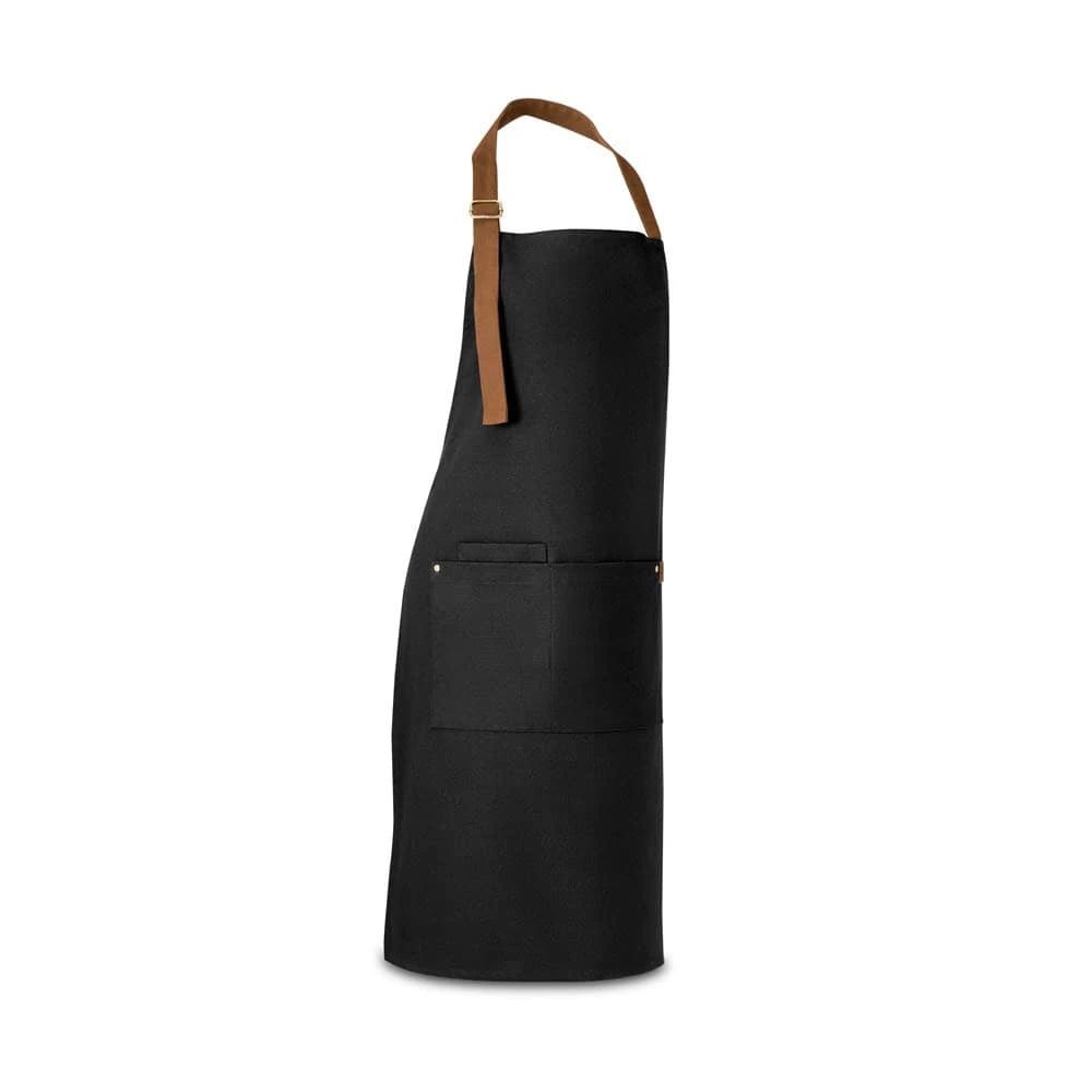 VESPER. Förkläde i 100 % bomullsduk (300 g/m²) med metalldetaljer